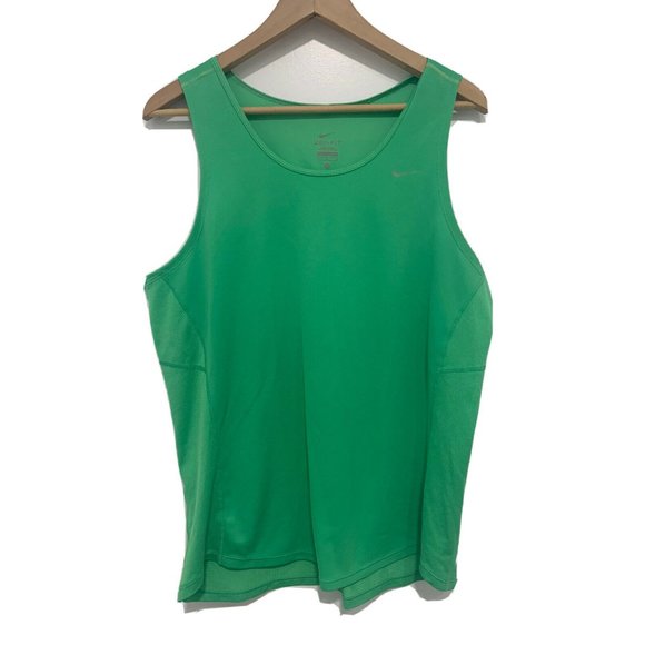 green nike singlet